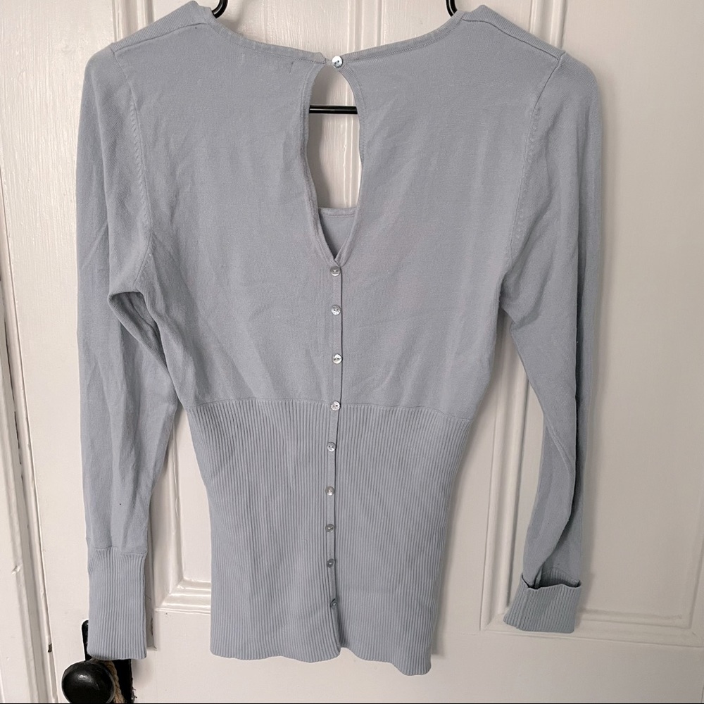 IDO cloud blue/gray sweater size small